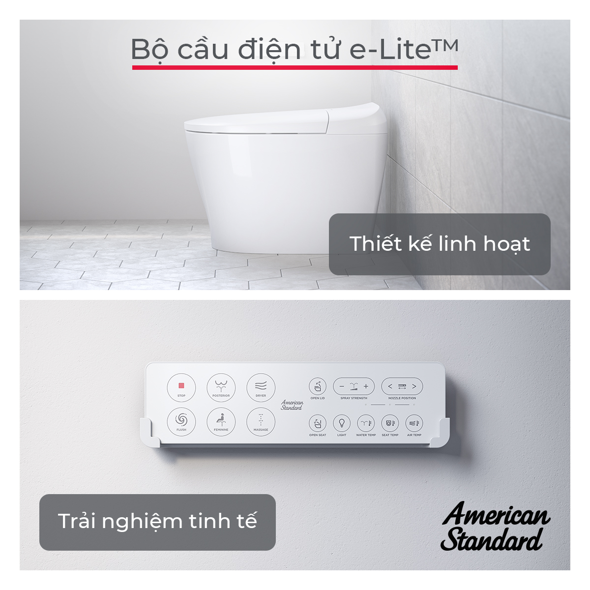 bồn cầu điện tử e-Lite™
