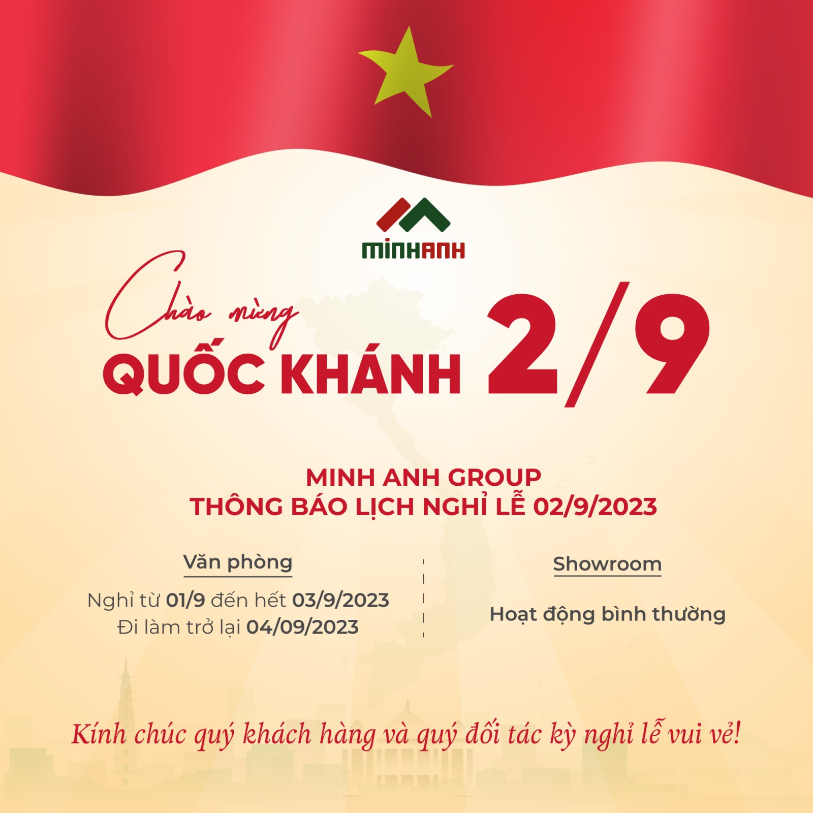 Chào mừng Quốc Khánh 2/9