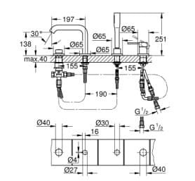 Vòi Sen Bồn Tắm Gắn Bồn Đức Grohe 19578A01 3
