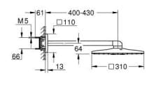 Bát Sen Tắm Gắn Tường Đức Grohe 26479ALC 3