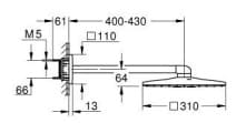 Bát Sen Tắm Gắn Tường Đức Grohe 26479GL0 3