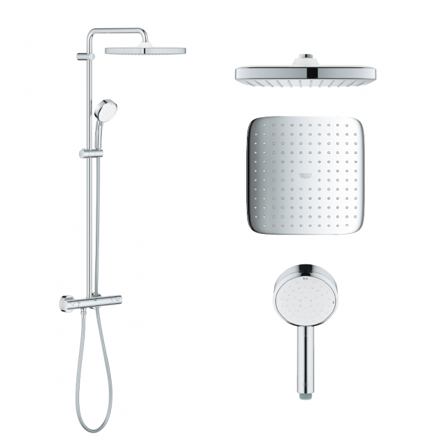 Bộ cây sen tắm ổn nhiệt Tempesta Cosmopolitan 250 cube GROHE 26689000