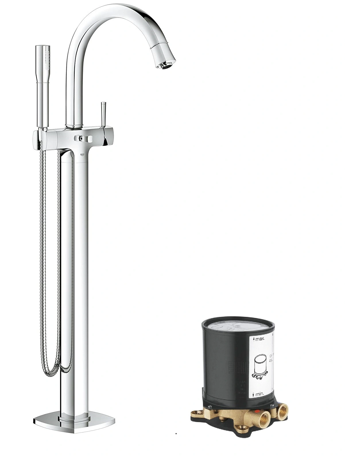 VÒI TRỘN BỒN TẮM + SEN VÒI GROHE 23318000