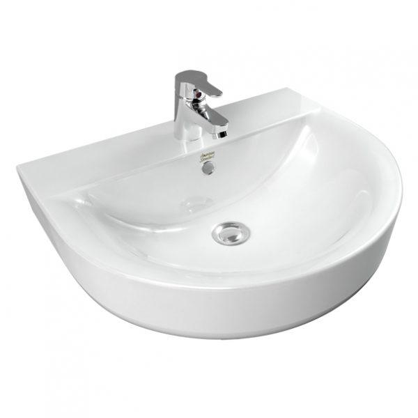 Concept D-shape 550mm Wall Hung Wash Basin